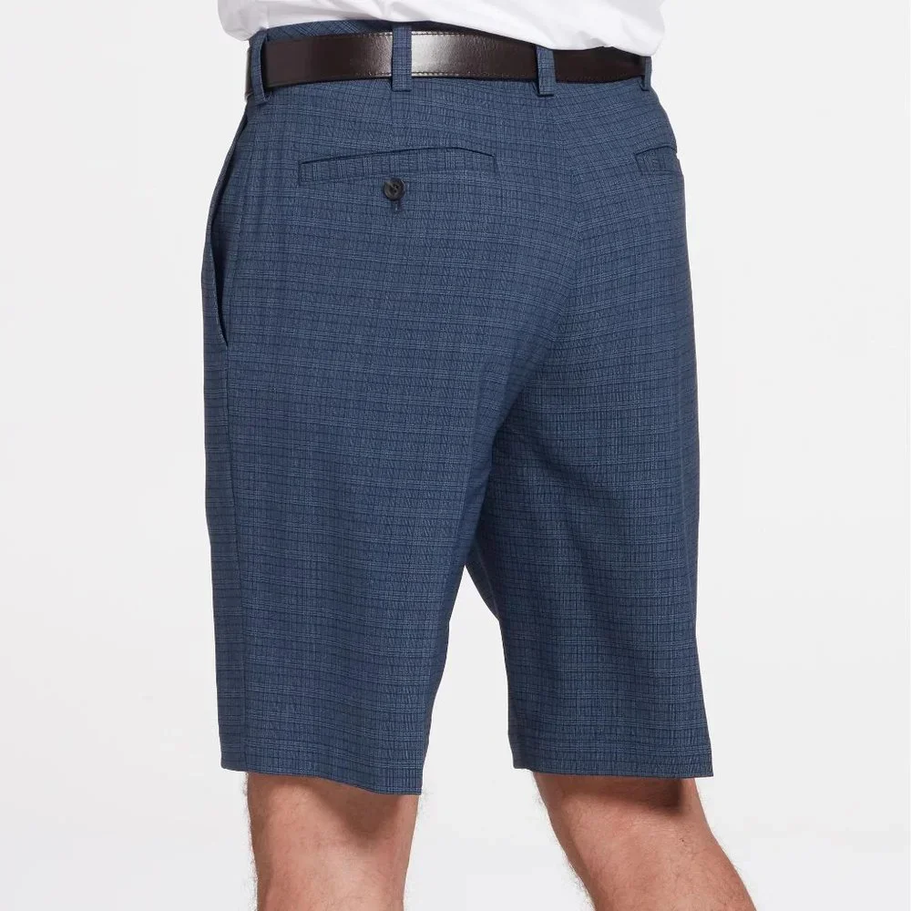 NWT Walter Hagen Men's Perfect 11 Tonal Plaid 10" Golf Shorts - Picture 2 of 4